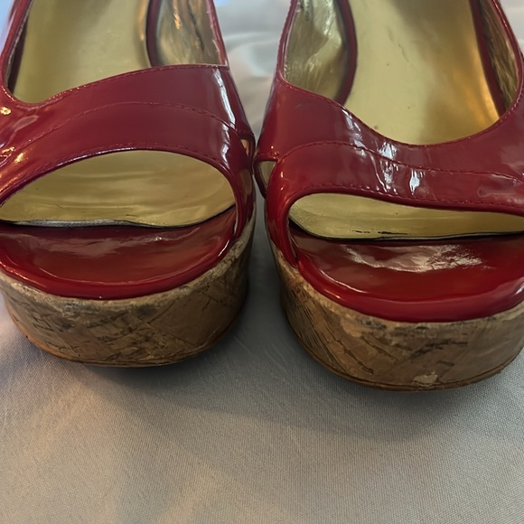 Towne Shoes Size 8 Platform Sandals - Picture 7 of 9